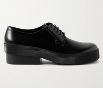 Derby-Schuhe aus Glanzleder