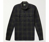 Checked Cotton-Flannel Shirt