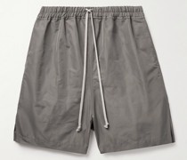 Kinetix weit geschnittene Shorts aus recycelter Faille mit Kordelzugbund
