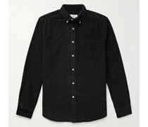 Lobo Hemd aus Baumwollcord mit Button-Down-Kragen