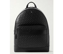 M_Gram 4810 Logo-Embossed Leather Backpack