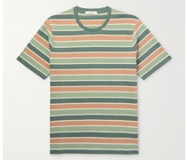 Gestreiftes T-Shirt aus Baumwoll-Jersey