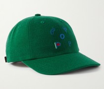 Baseballkappe aus Baumwoll-Twill mit Logostickerei
