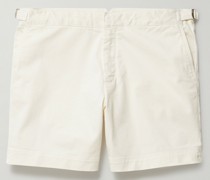 Bulldog schmal geschnittene Shorts aus Twill aus einer Baumwollmischung