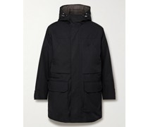 Parka aus Baumwoll-Canvas mit herausnehmbarem Futter