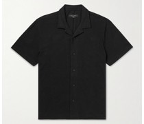 Avery Camp-Collar Linen and Cotton-Blend Shirt