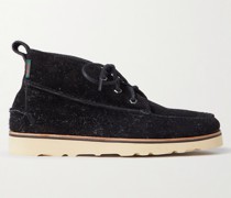 Camp Moc III Ranger Desert Boots aus strukturiertem Veloursleder