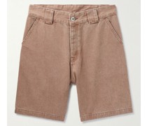 Straight-Leg Organic Denim Shorts