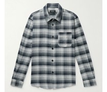 Surchemise Trek Checked Cotton and Linen-Blend Flannel Shirt