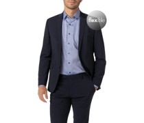 Sakko Shape Fit Schurwoll-Stretch navy