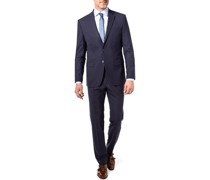 Anzug Modern Fit Schurwoll-Stretch navy