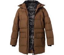 Daunenjacke Mikrofaser dunkel