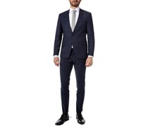 Anzug Extra Slim Fit Schurwolle tinten kariert