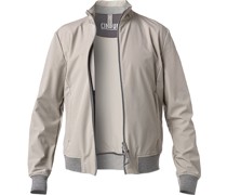 Softshelljacke Mikrofaser wasserabweisend hell