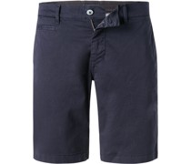 Hose Shorts Modern Fit Baumwolle marine