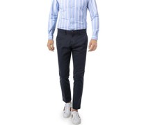 Hose Slim Fit Baumwolle nacht