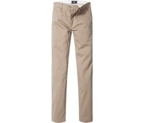 Hose Chino Extra Slim Fit Baumwolle sand