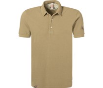 Polo-Shirt Baumwoll-Piqué khaki