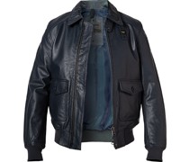 Jacke Lederblouson Ziegenleder rauch