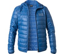 Daunenjacke Mikrofaser kobalt