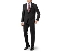Anzug Modern Fit Schurwolle anthrazit meliert