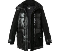 Jacke Daunenparka Mikrofaser