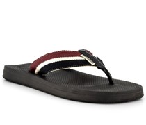Schuhe Zehensandalen Textil -bordeaux