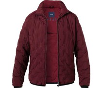 Steppjacke Mikrofaser wasserabweisend bordeaux