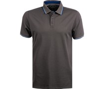 Polo-Shirt Modern Fit Baumwoll-Piqué graphit