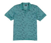 Polo-Shirt Baumwoll-Jersey  gemustert
