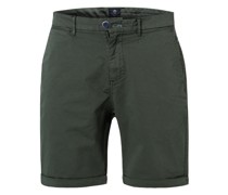 Hose Shorts Regular Fit Baumwolle dunkel