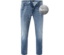 Jeans Anbass Slim Fit Baumwoll-Stretch hell