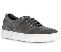Schuhe Sneaker Leder grigio
