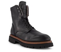 Schuhe Stiefeletten, Leder Lammfell gefüttert