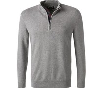 Pullover Troyer Baumwolle  meliert