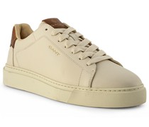 Schuhe Sneaker Leder creme