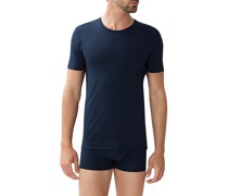 T-Shirt Baumwoll-Stretch navy