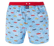Unterwäsche Boxershorts Baumwolle hell gemustert