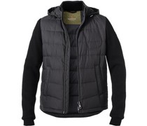 Daunenjacke Mikrofaser -schwarz