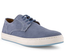 Schuhe Sneaker Veloursleder bleu