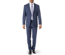 Anzug Comfort Fit Schurwoll-Stretch  meliert