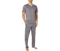 Schlafanzug Pyjama Baumwolle