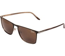 Brillen Sonnenbrille Edelstahl schwarz-