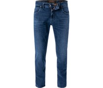 Jeans Modern Fit Baumwoll-Stretch 13oz dunkel
