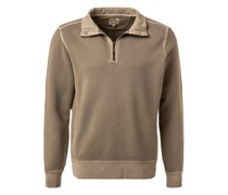 Pullover Troyer Baumwolle sand