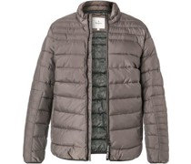 Steppjacke Mikrofaser wasserabweisend dunkel