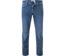 Jeans Slim Fit Baumwoll-Stretch dunkel