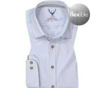 Hemd Jersey geruchshemmend bleu