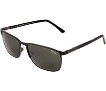 Brillen Sonnenbrille Metall schwarz-