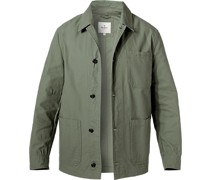 Overshirt Baumwolle ungefüttert oliv